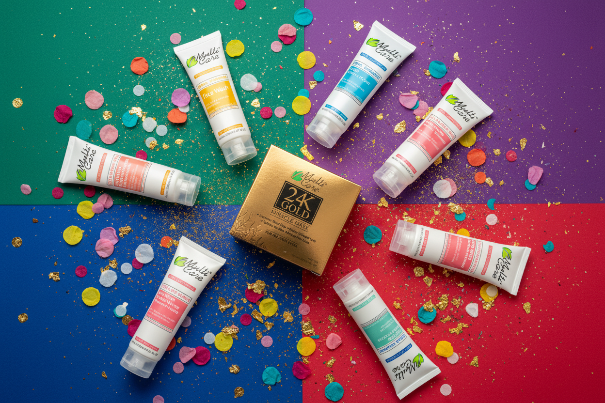 Multi Care Cosmetics Vibrant Banner